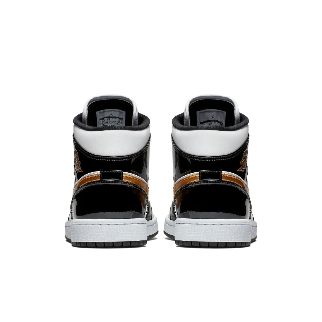 Air Jordan 1 Mid Patent 'Black Gold' 852542-007 #