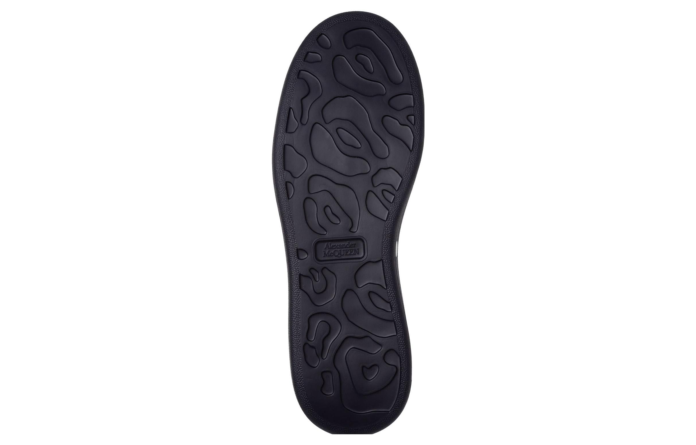 Alexander McQueen Oversized Sneaker 'Triple Black Blue' 727390WICGV4219 #