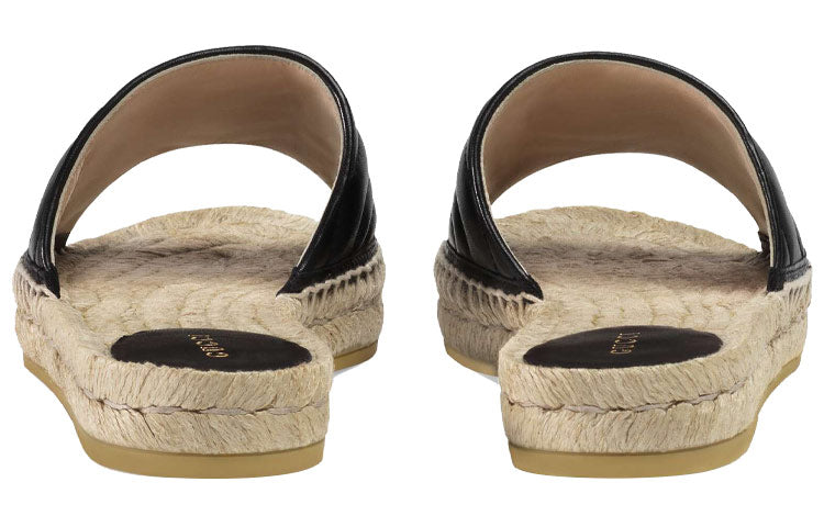 (WMNS) Gucci G Shoe 'Black Gold' 573028-BKO00-1000 #.