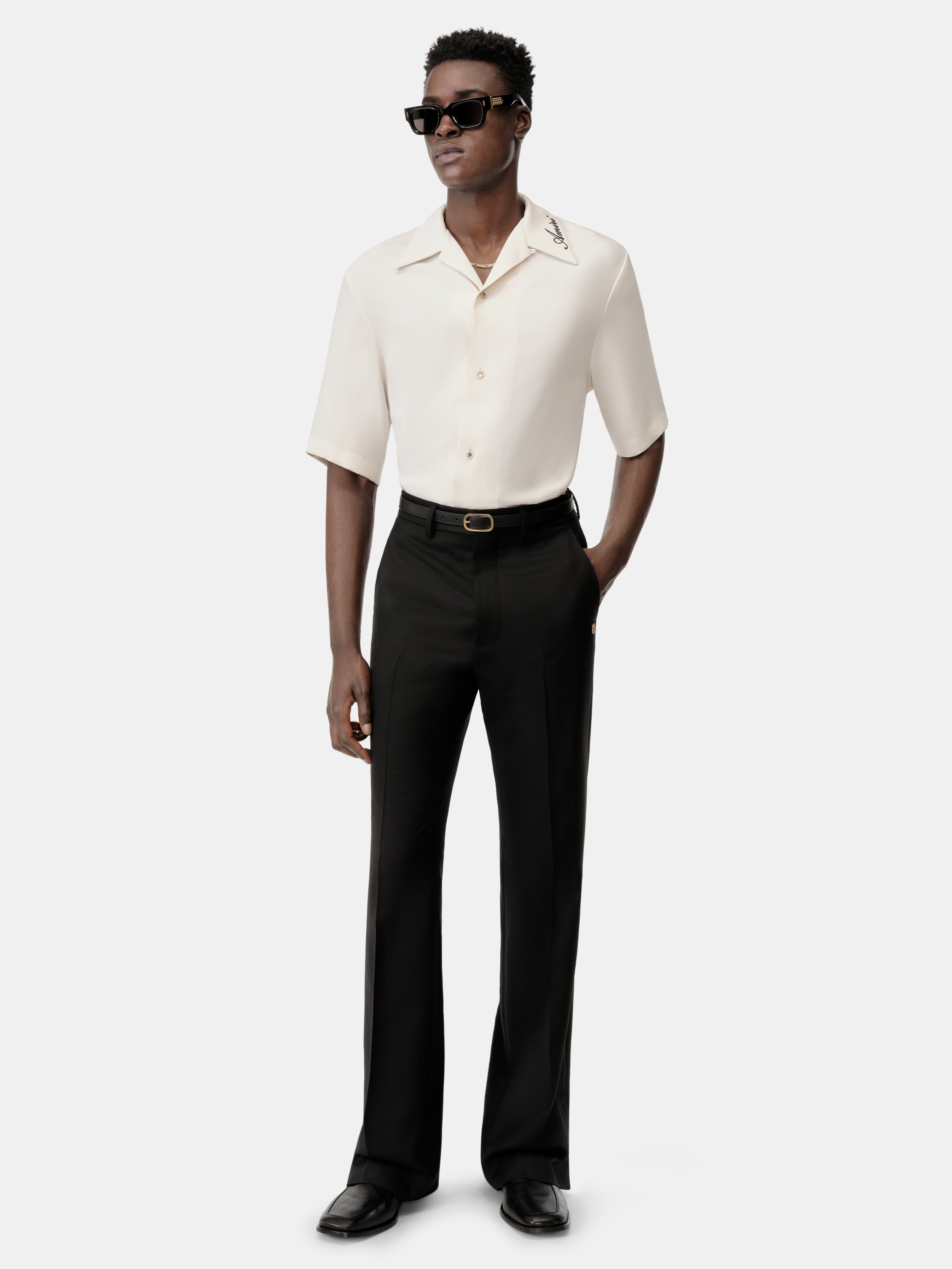 AMIRI CAMP SHIRT - Alabaster