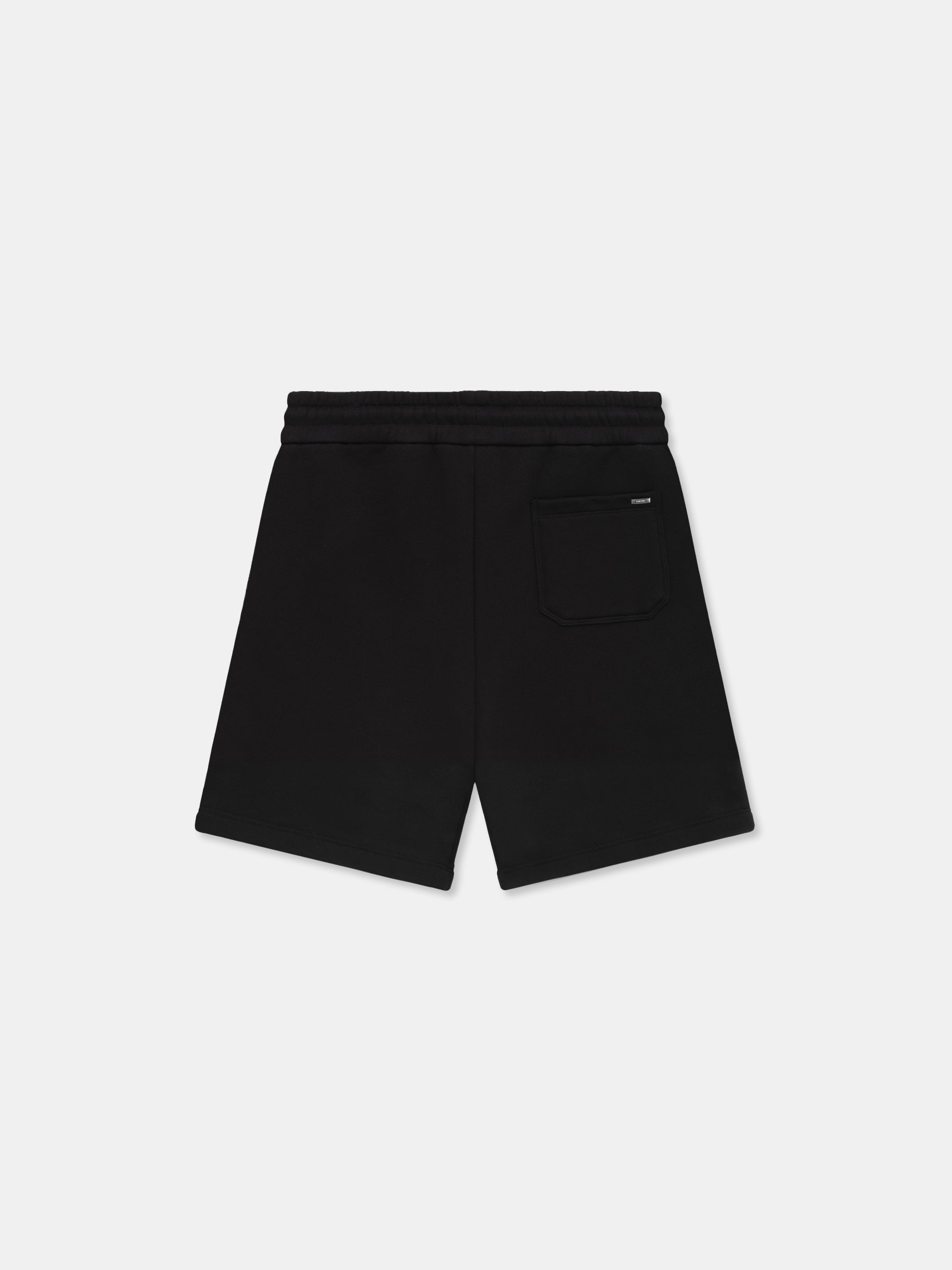 RELAXED PULL ON SWEATSHORT - BLACK