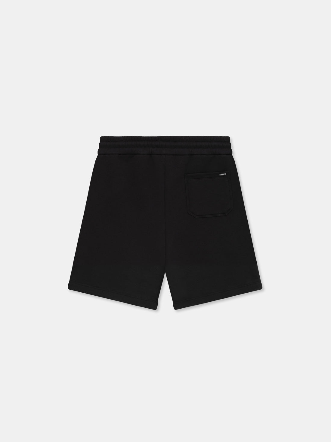 RELAXED PULL ON SWEATSHORT - BLACK