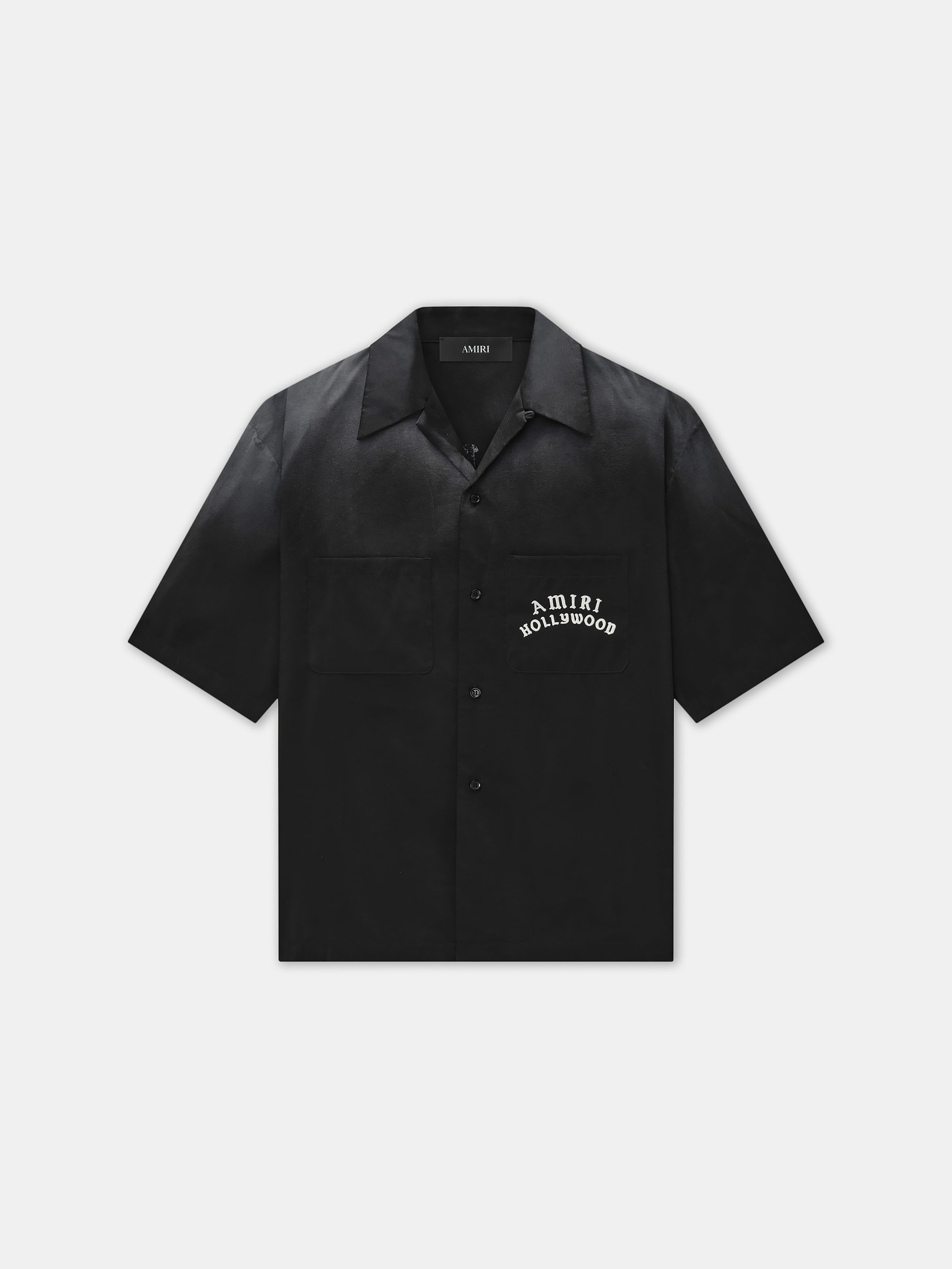 AMIRI HOLLYWOOD BOWLING SHIRT - Black