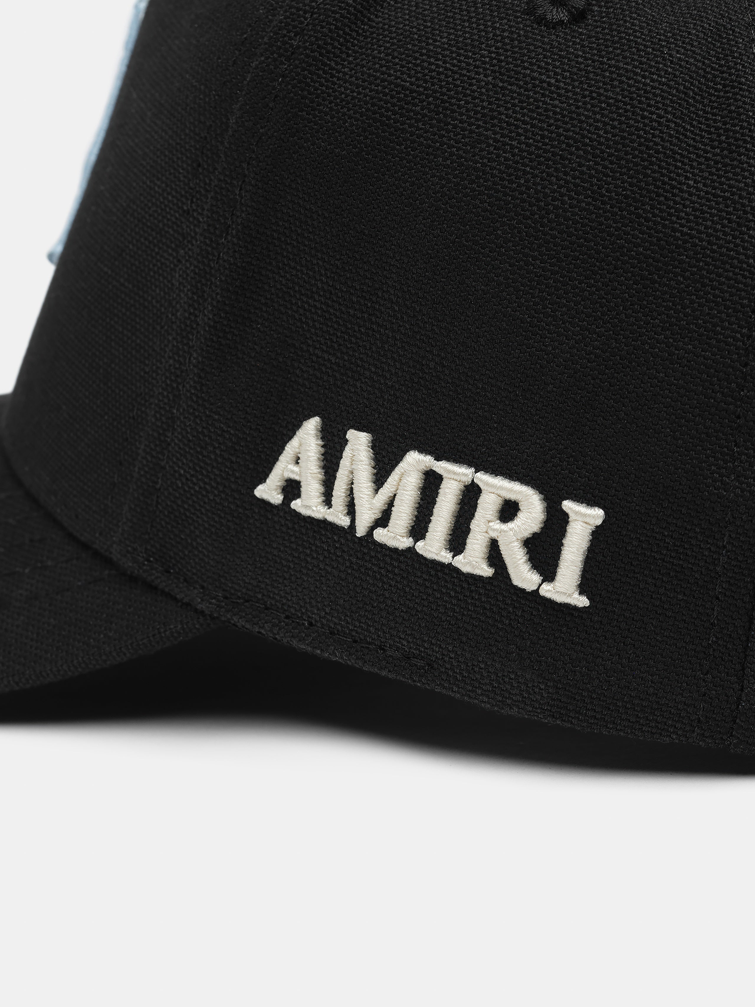 MA OUTLINE CANVAS HAT - Black Blue