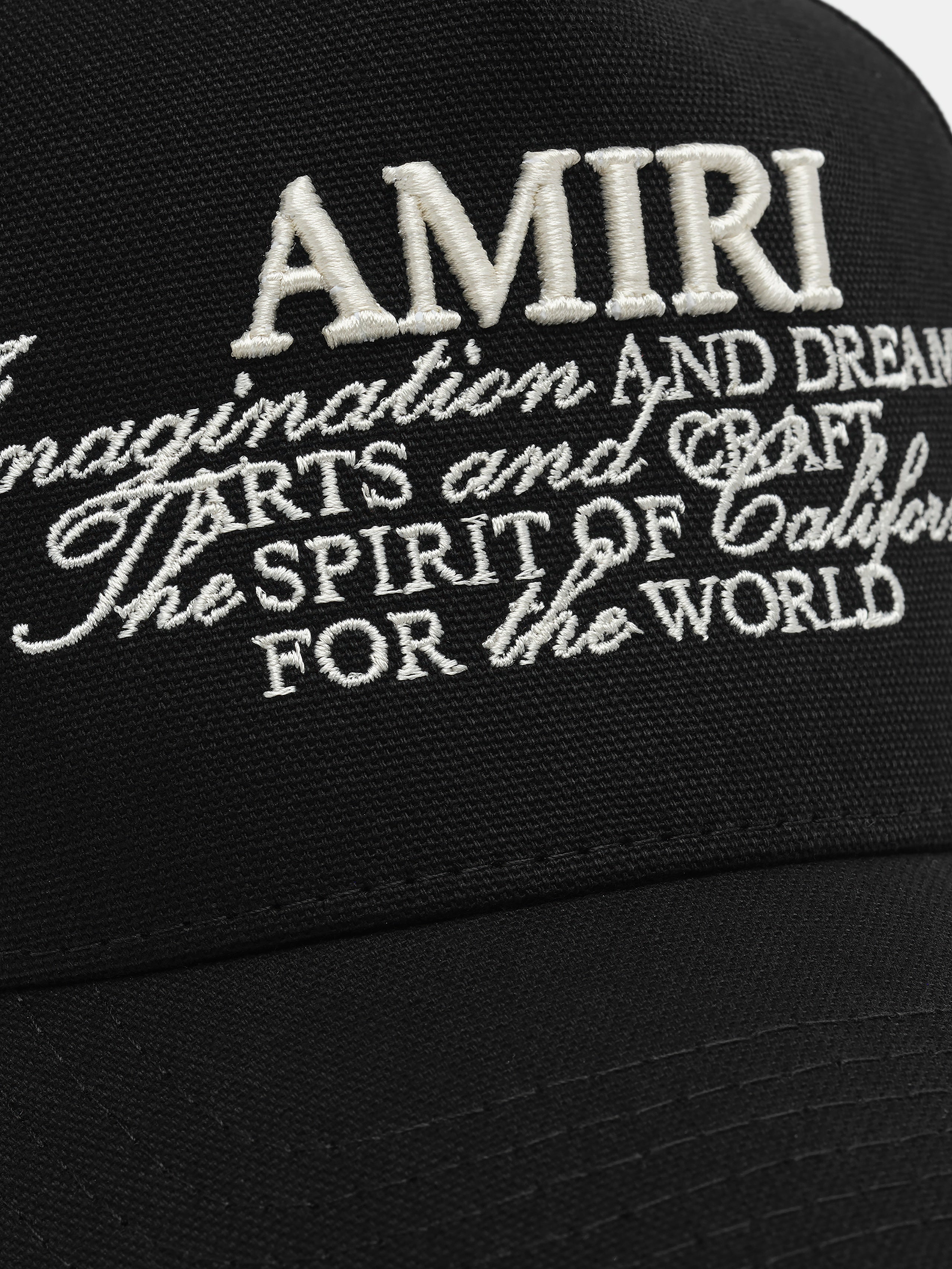 AMIRI SPIRIT HAT - Black