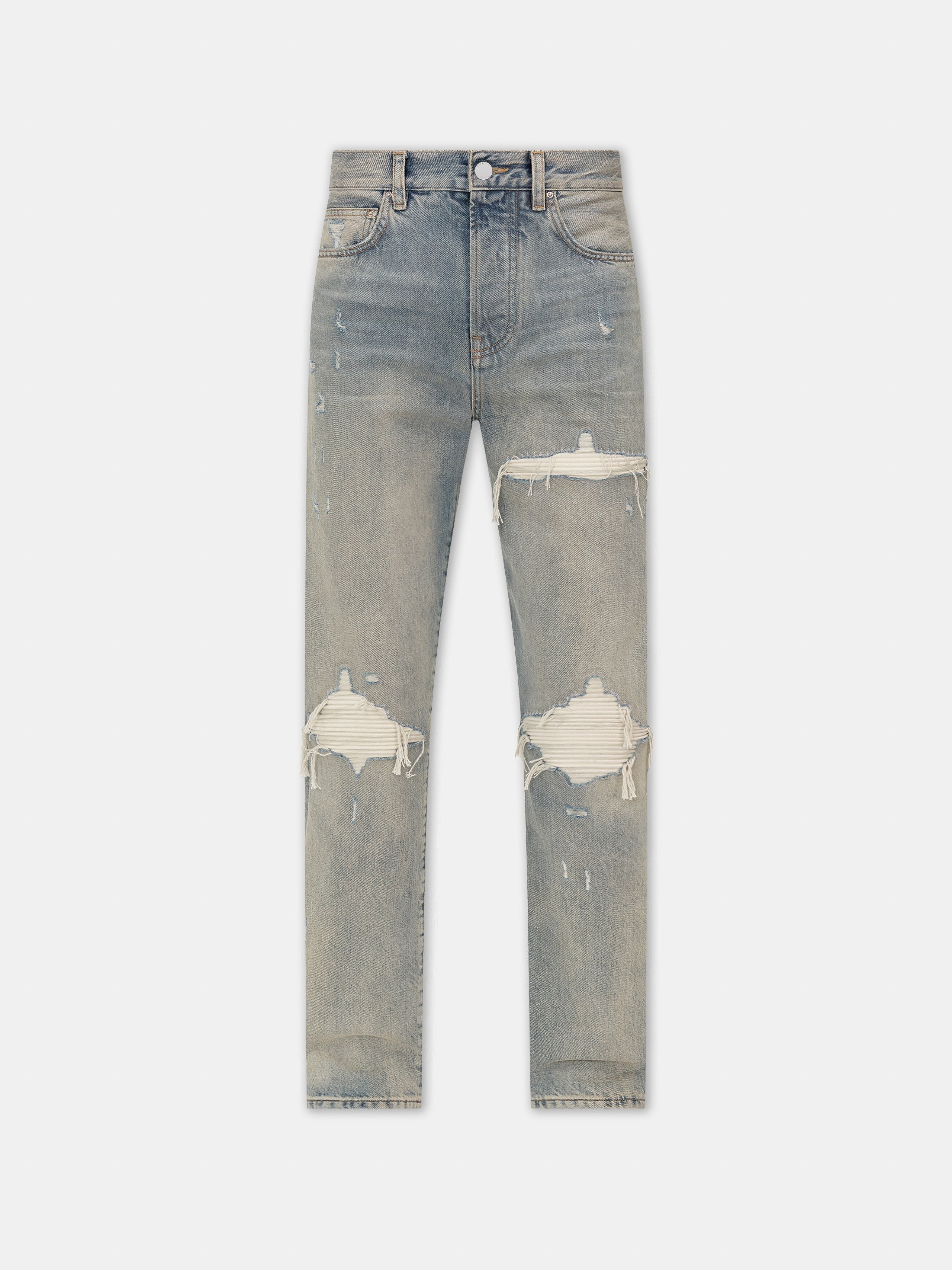 SUEDE STRAIGHT MX1 JEAN - Antique Indigo