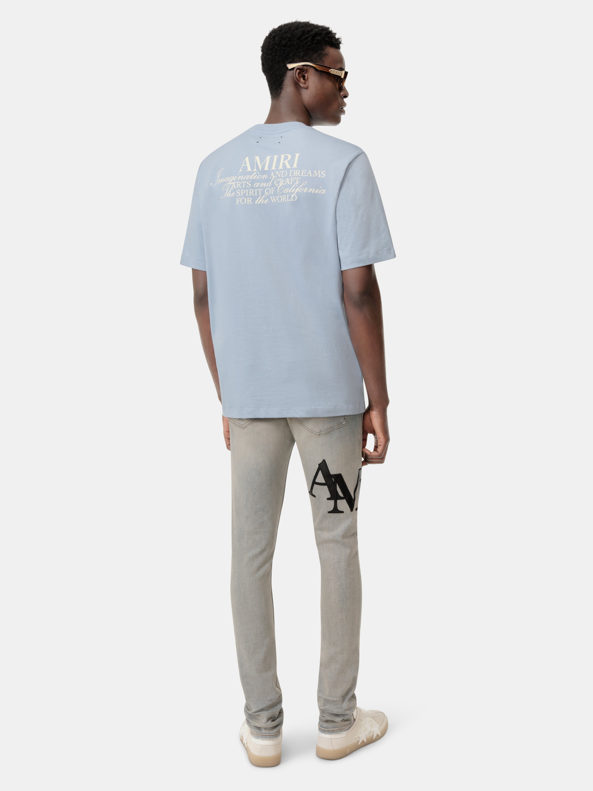 AMIRI SPIRIT TEE - Ashley Blue