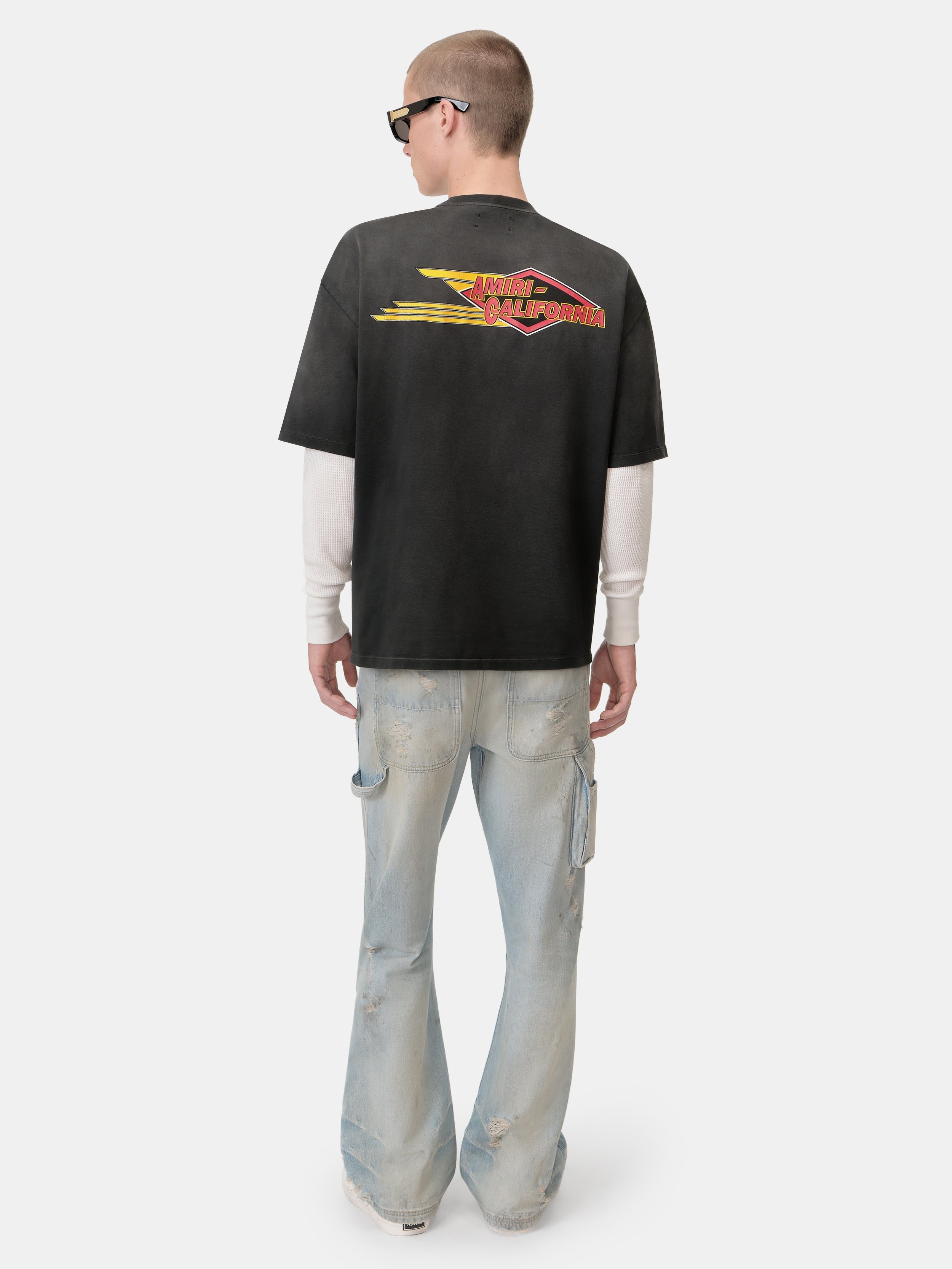 AMIRI EAGLE OVERSIZED TEE - Black