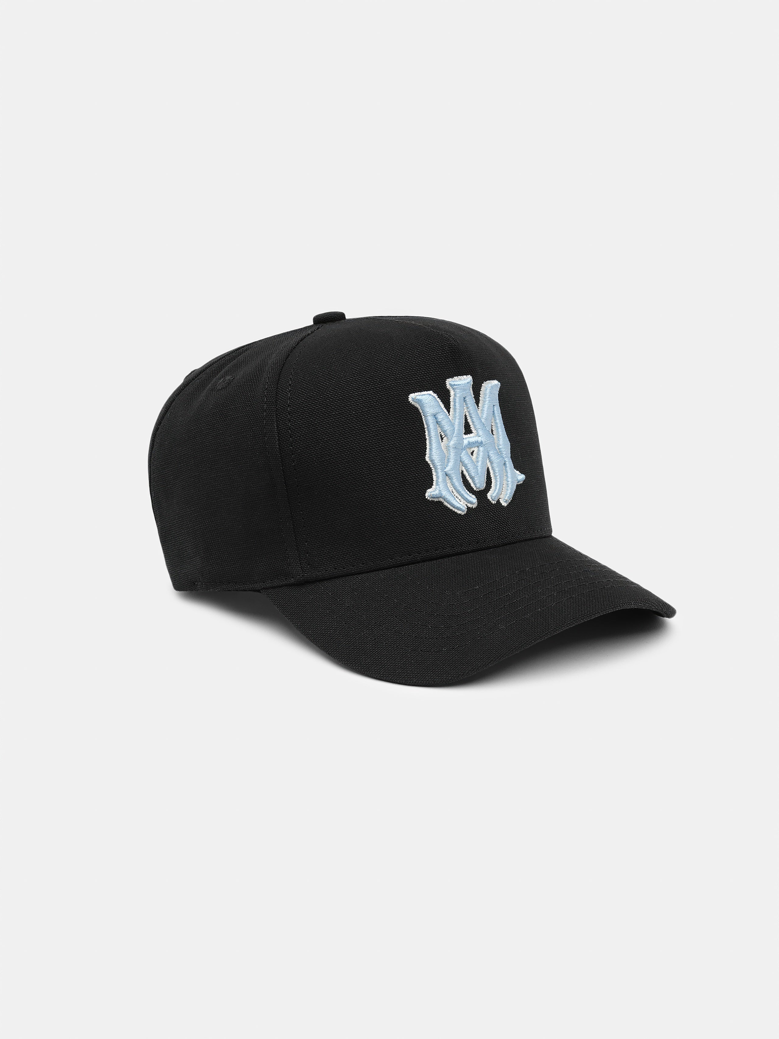 MA OUTLINE CANVAS HAT - Black Blue