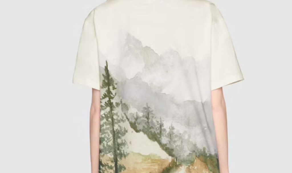 Áo Gucci x The North Face T-Shirt ‘Trail Print’ 672475-XJDS8-3466