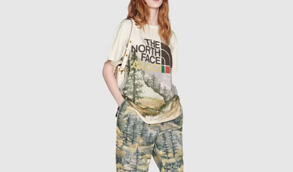 Áo Gucci x The North Face T-Shirt ‘Trail Print’ 672475-XJDS8-3466