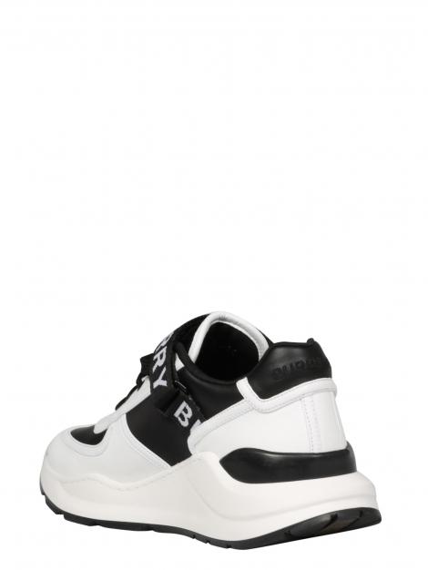 Burberry Men's Check Canvas & Leather Sneakers