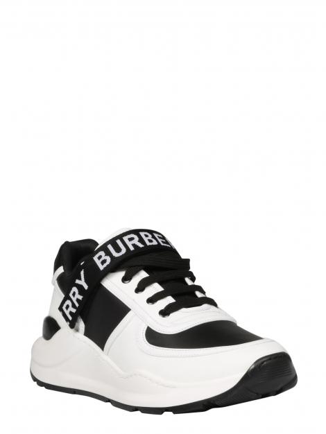 Burberry Men's Check Canvas & Leather Sneakers
