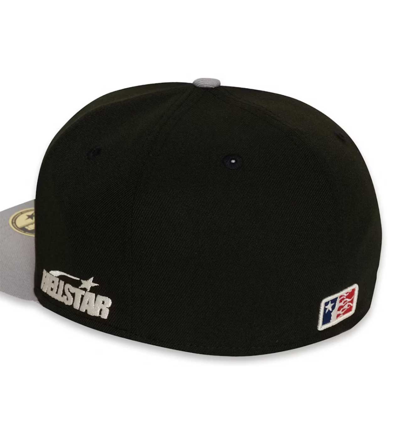 Hellstar Baseball Hat Fitted Black/Grey