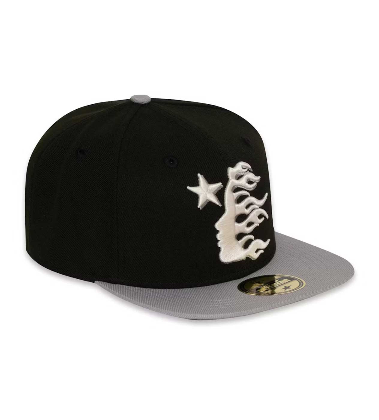 Hellstar Baseball Hat Fitted Black/Grey