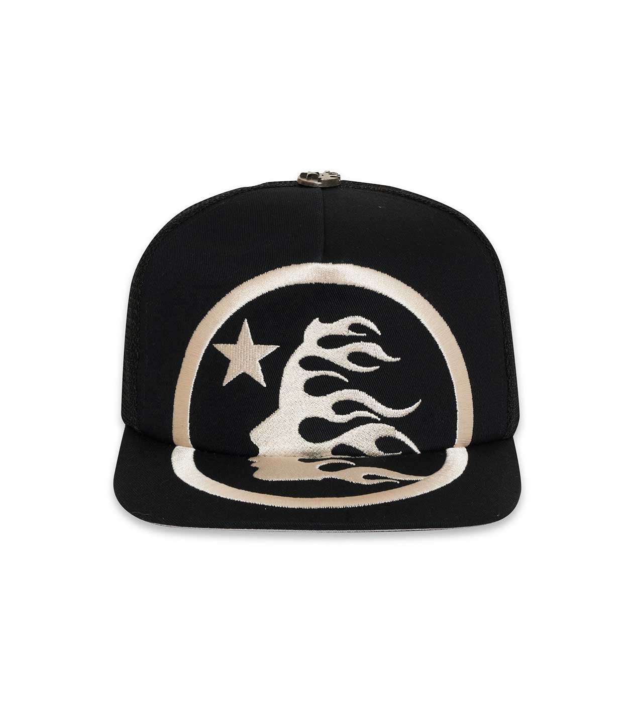 Hellstar Big Logo Trucker Hat Black (Snapback)
