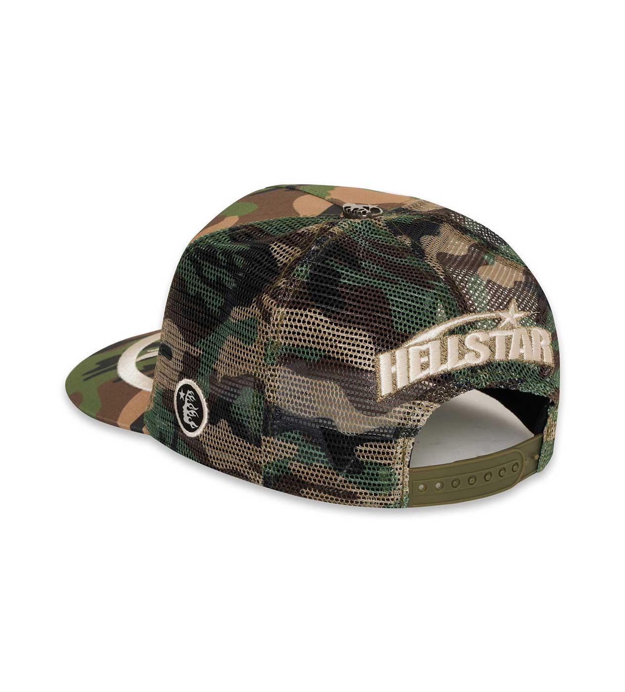 Hellstar Big Logo Trucker Hat Camo (Snapback)