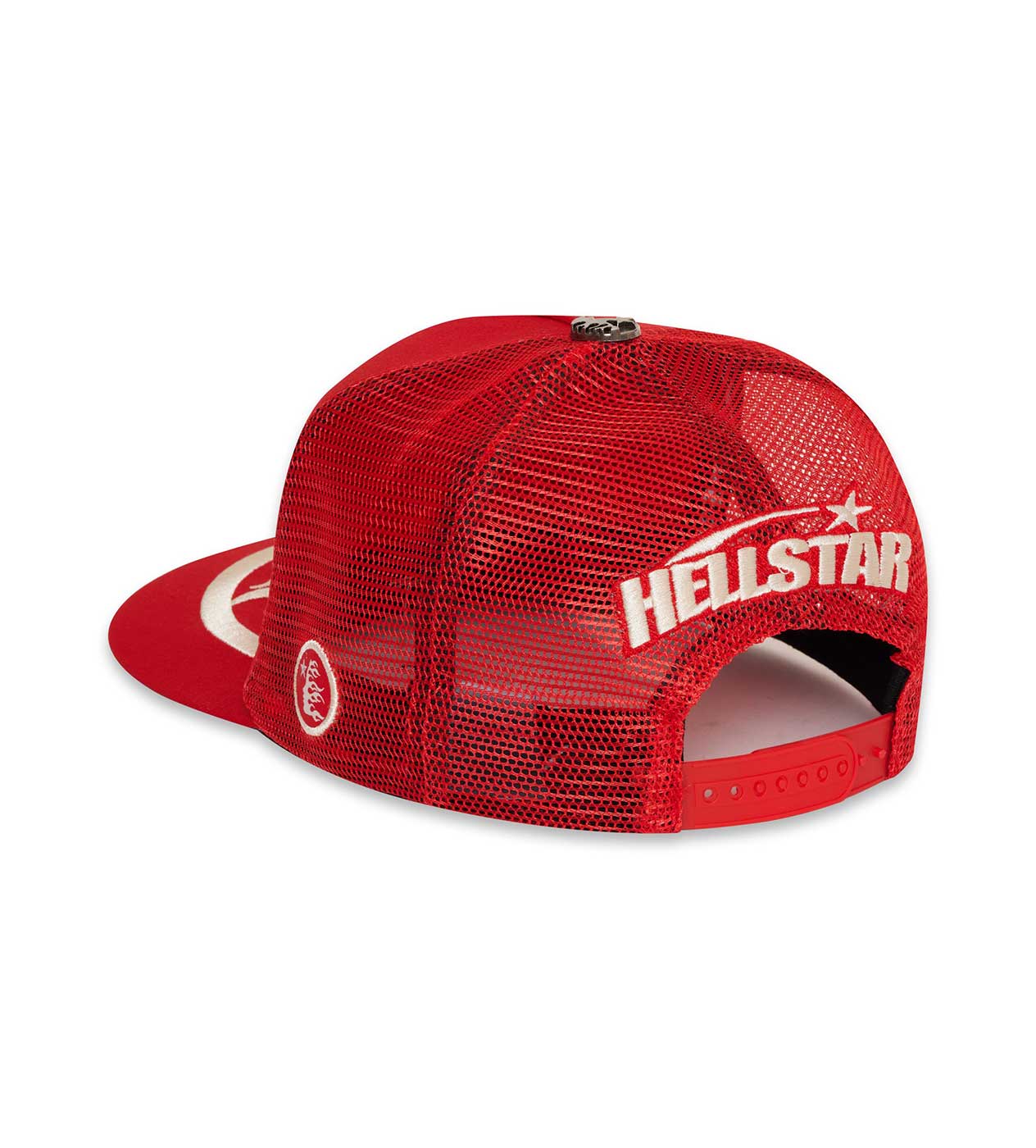 Hellstar Big Logo Trucker Hat Red (Snapback)
