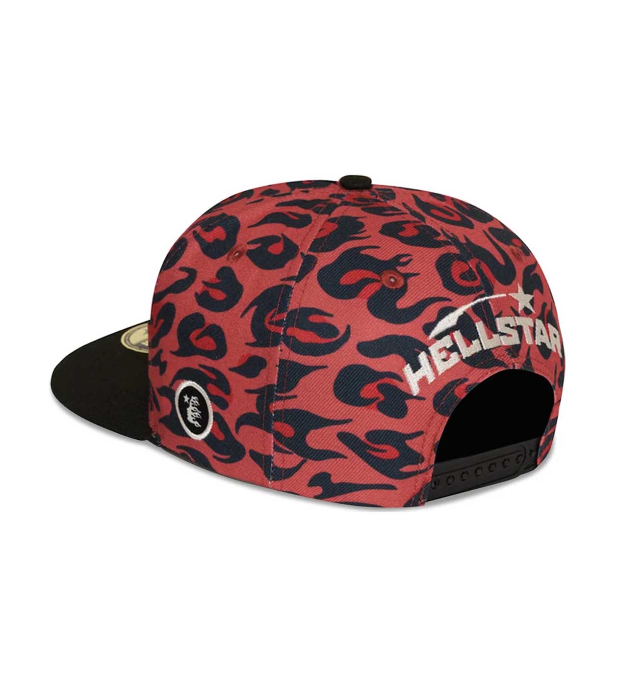 Hellstar Cheetah Print Hat Snapback Red
