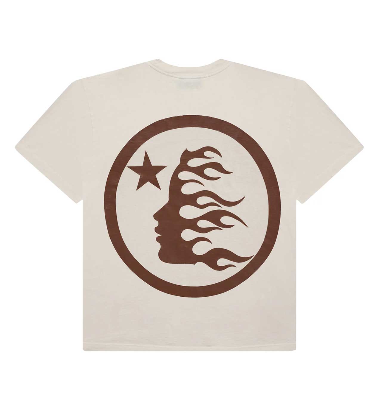 Hellstar Classic Logo Gel Tee Cream/Brown