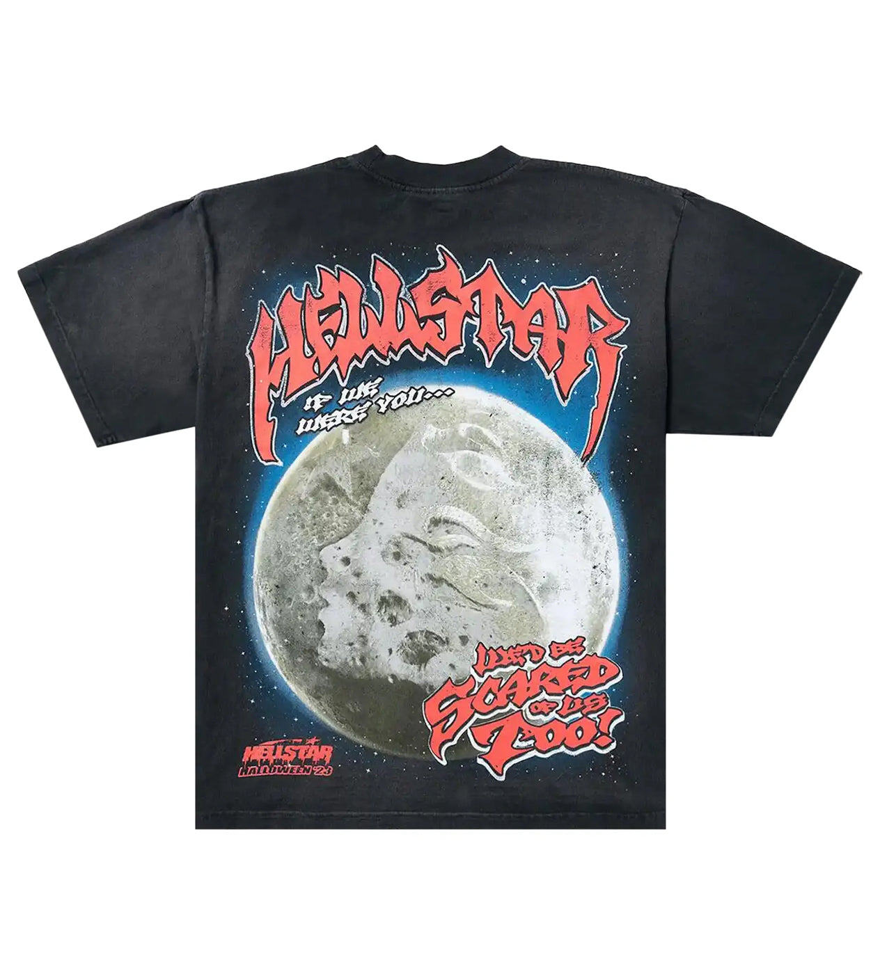 Hellstar Full Moon Tee Black
