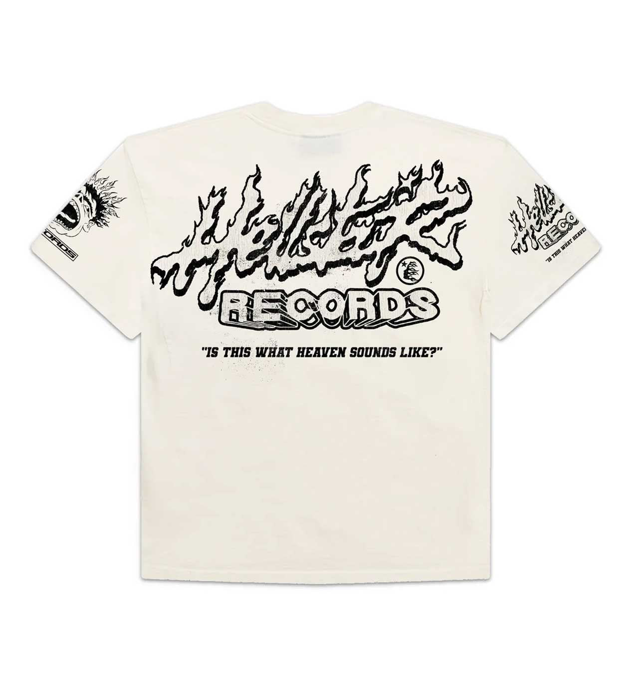 Hellstar Records Tee Cream/Yellow