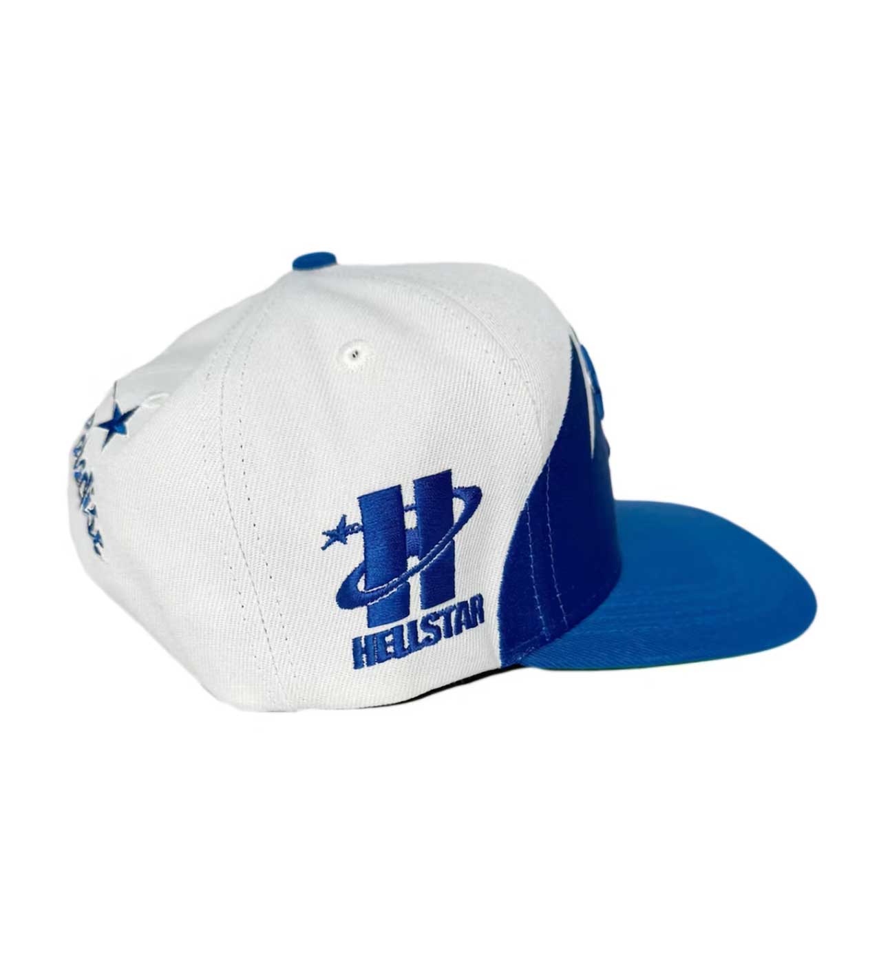 Hellstar Shark Teeth Trucker Hat Blue (Snapback)
