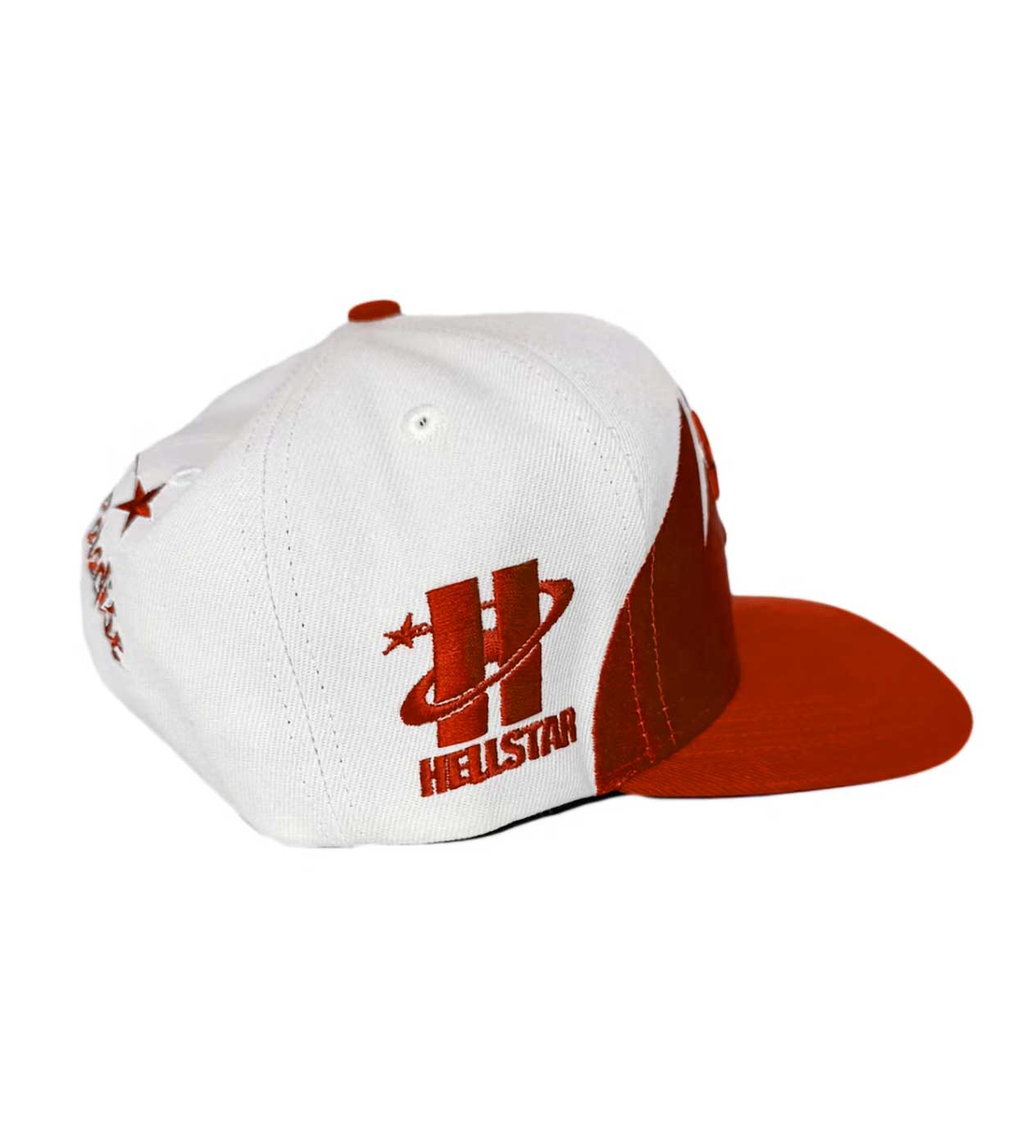 Hellstar Shark Teeth Trucker Hat Red (Snapback)