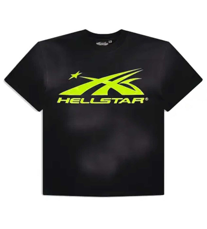 Hellstar Sport Logo Gel Tee Black/Green