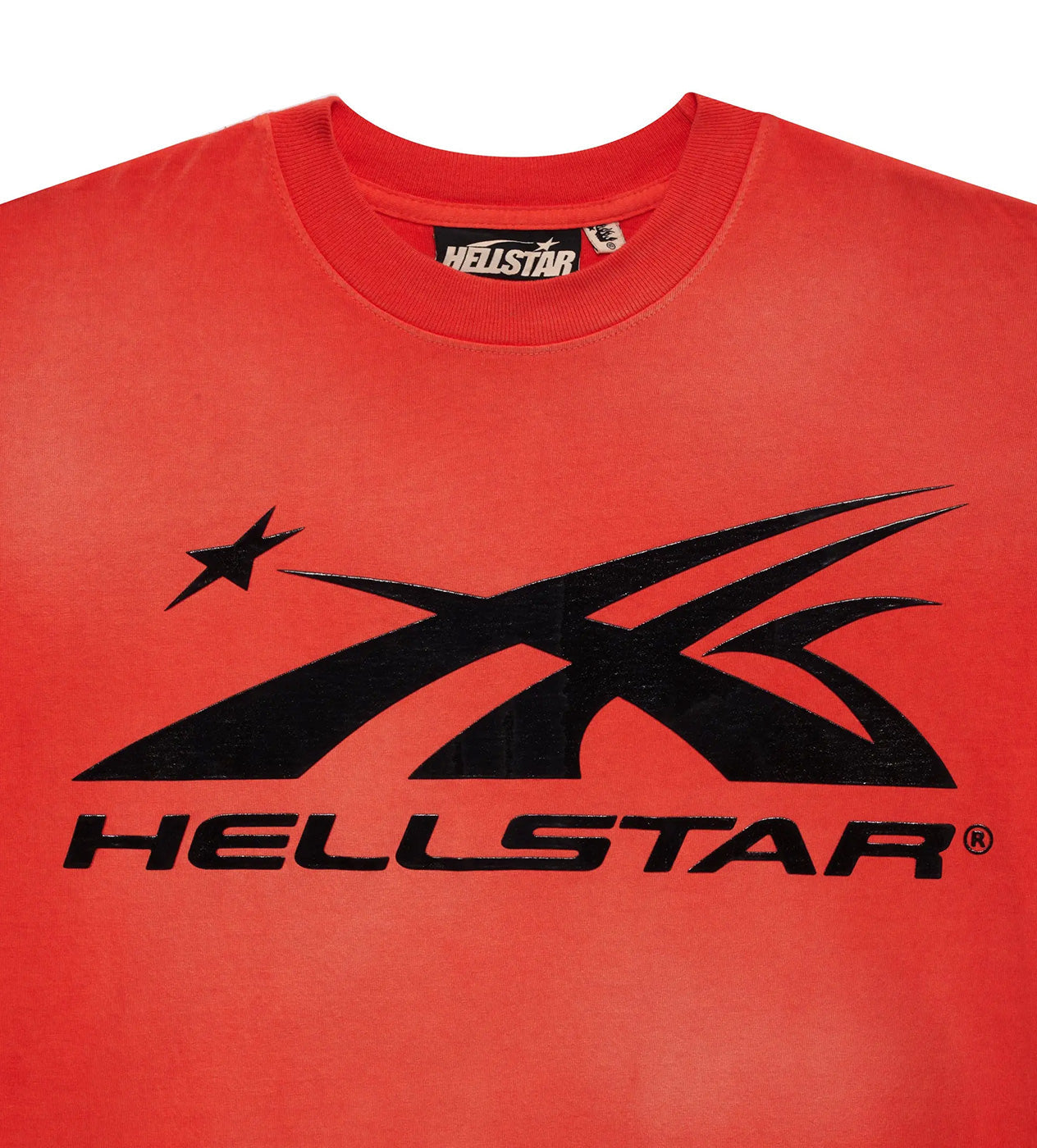 Hellstar Sport Logo Gel Tee Red