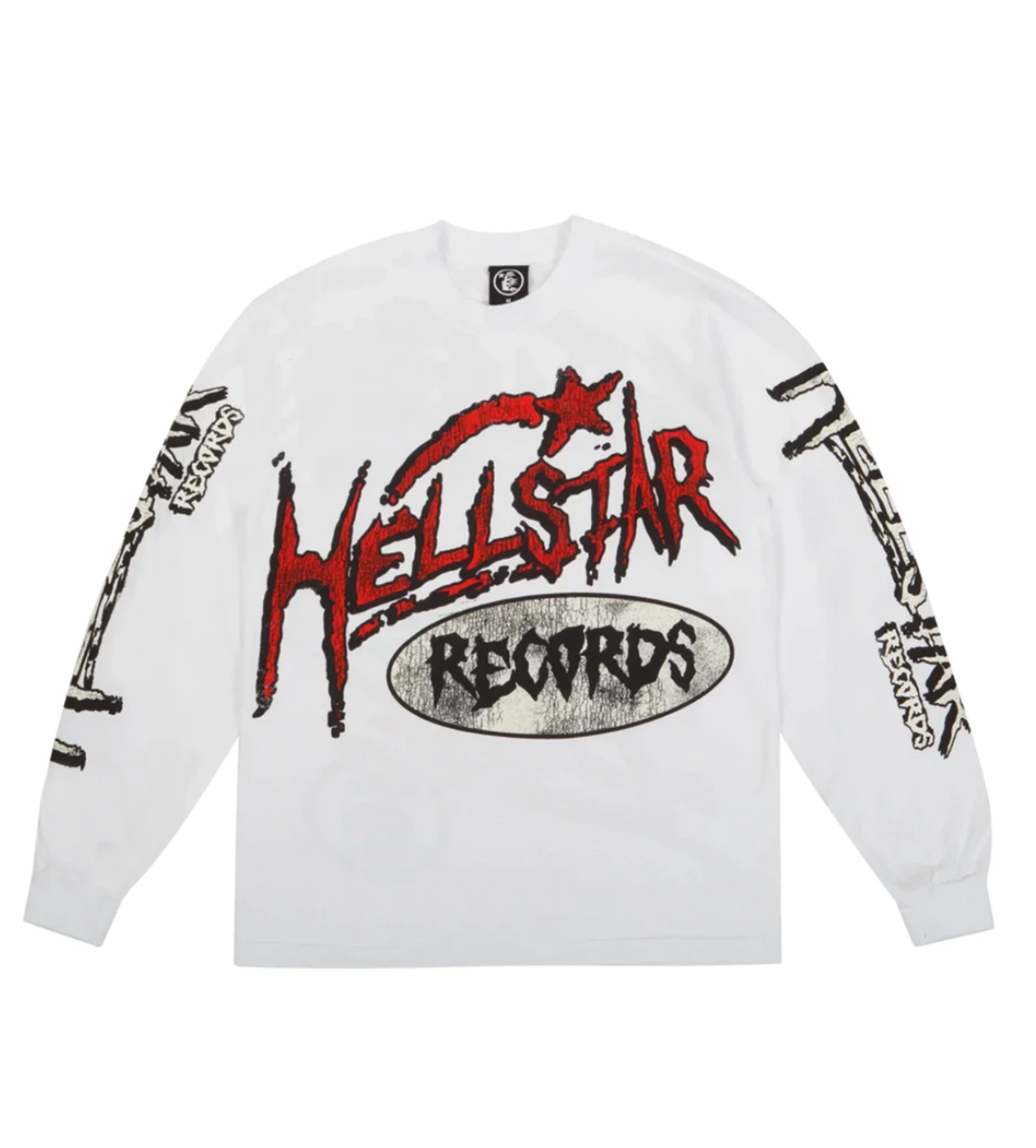 Hellstar Studios Records L/S Tee White