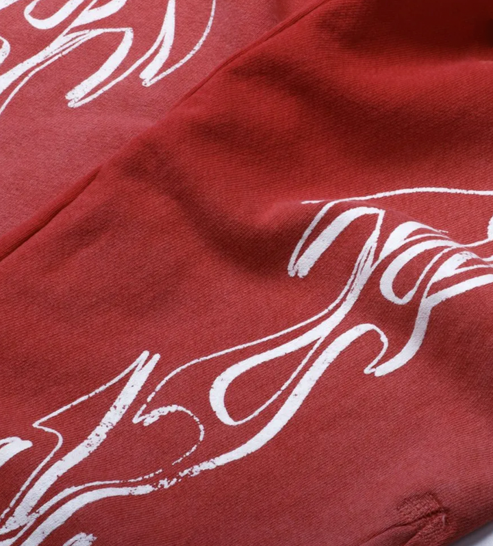 Hellstar Studios Racer Flare Sweatpants Red
