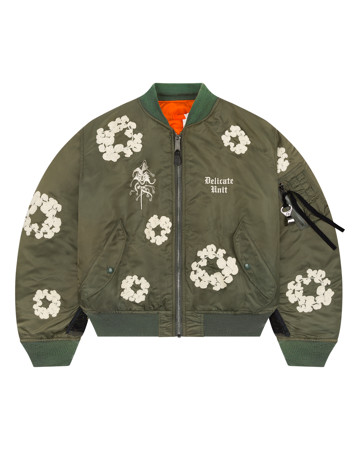 Denim Tears X Delicate Unit Bomber Jacket Green