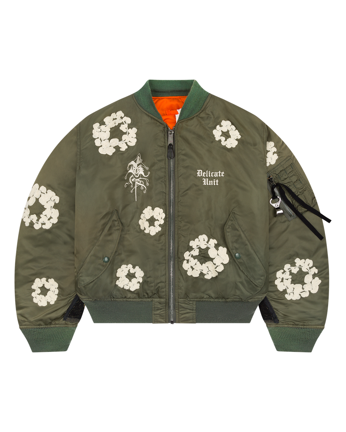 Denim Tears X Delicate Unit Bomber Jacket Green