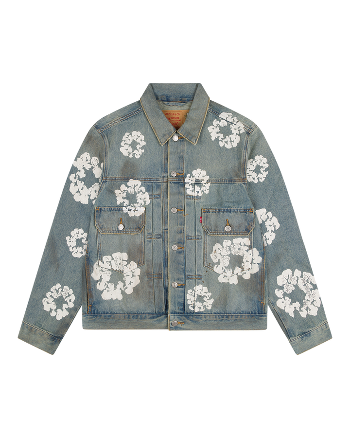 Dirty Wash Wreath Type 2 Light Wash