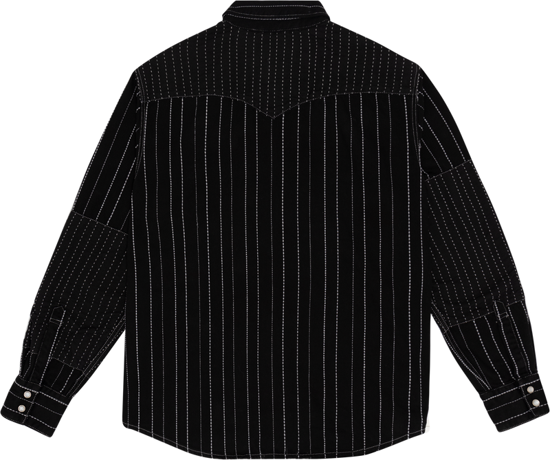 Peace Patchwork Western Button Up