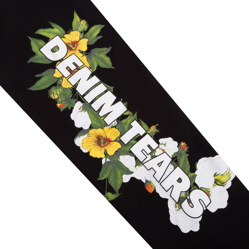 DT Floral Logo Sweatpant Black