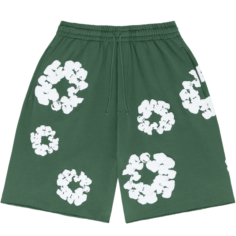 The Cotton Wreath Shorts Green
