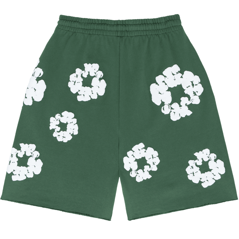 The Cotton Wreath Shorts Green