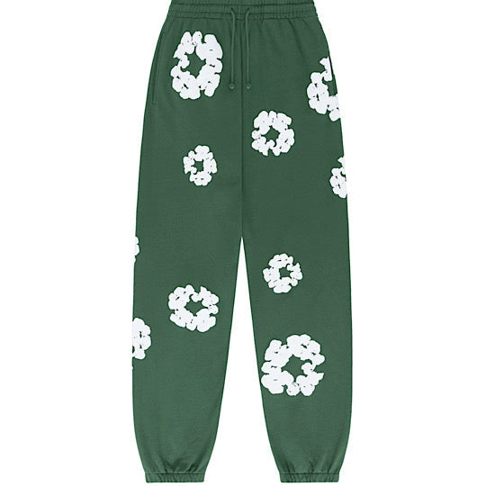 The Cotton Wreath Sweatpants Green - MAVERICKFITS