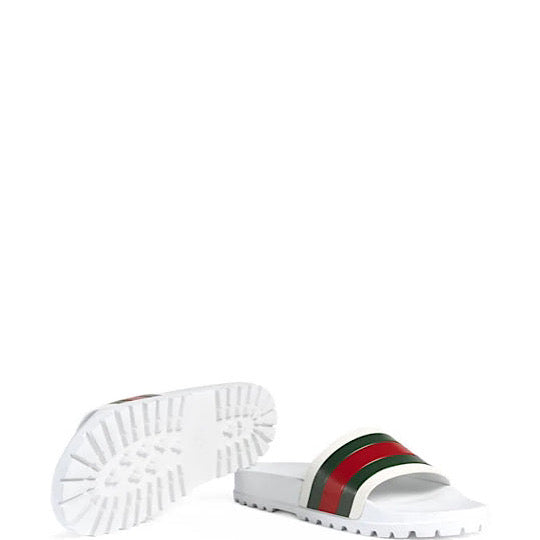 Gucci Web-detail open-toe slides
