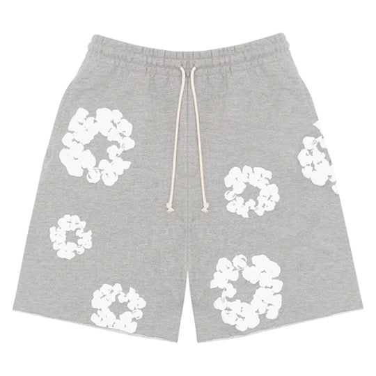 The Cotton Wreath Shorts Grey - MAVERICKFITS