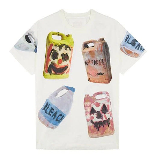 Givenchy Men's X Josh Smith White Printed Cotton T-shirt - MAVERICKFITS