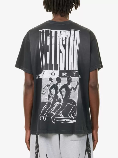 HELLSTAR Graphic-Print Relaxed-Fit Cotton T-Shirt
