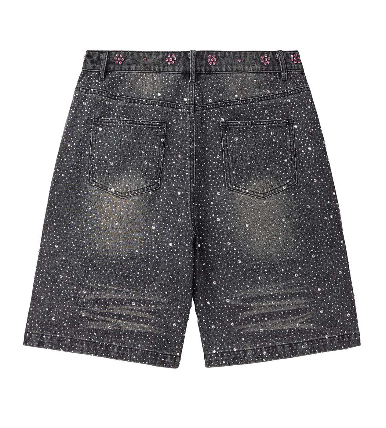 Vale Forever Iced Out Jorts Black