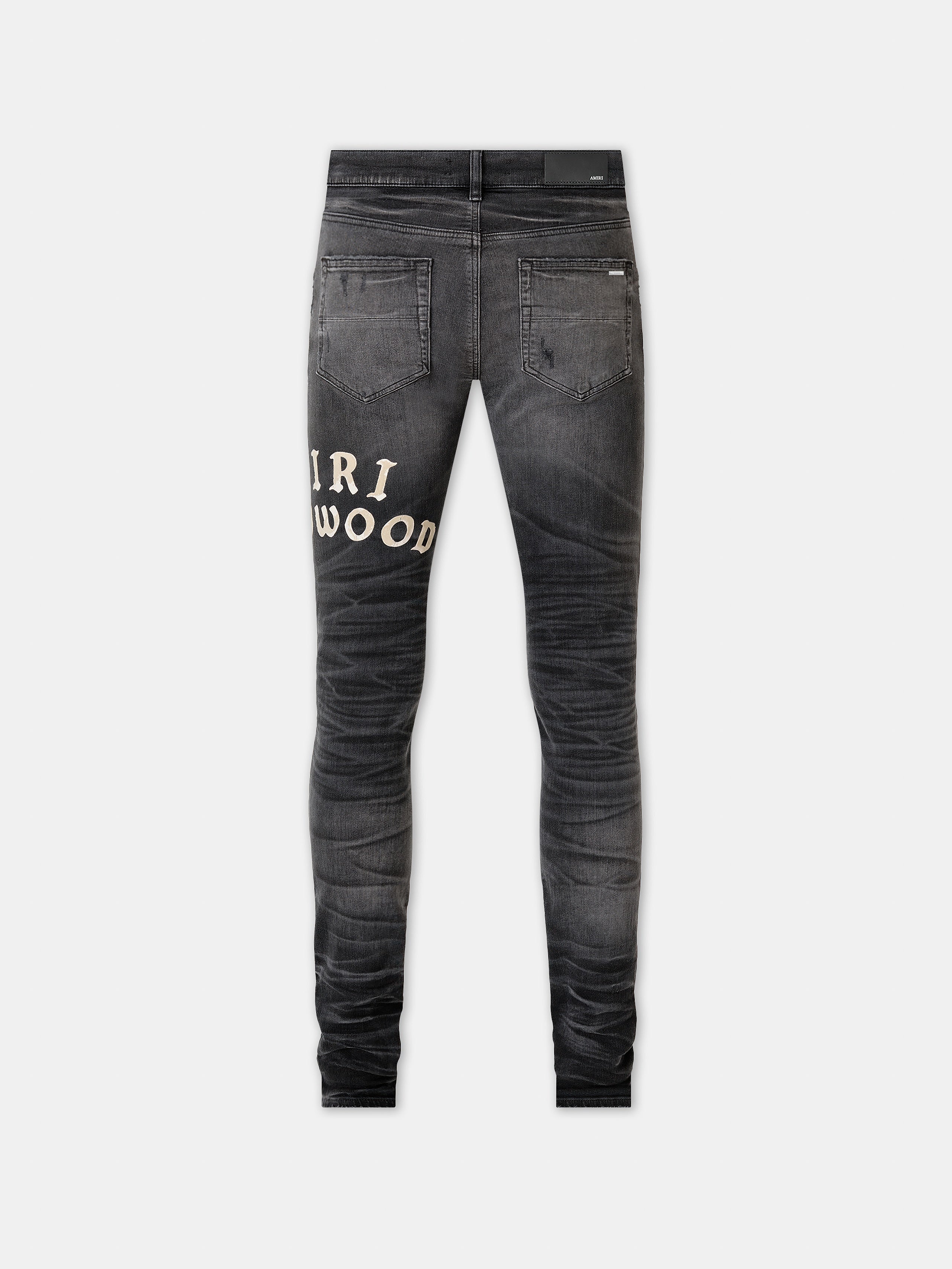 AMIRI HOLLYWOOD REPAIRED JEAN - Faded Black