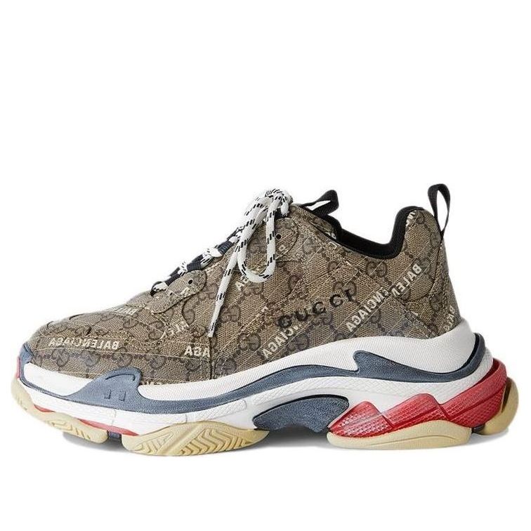 Gucci x Balenciaga Triple S Sneaker 'The Hacker Project Beige' 681066-ULZ10-9795 #.