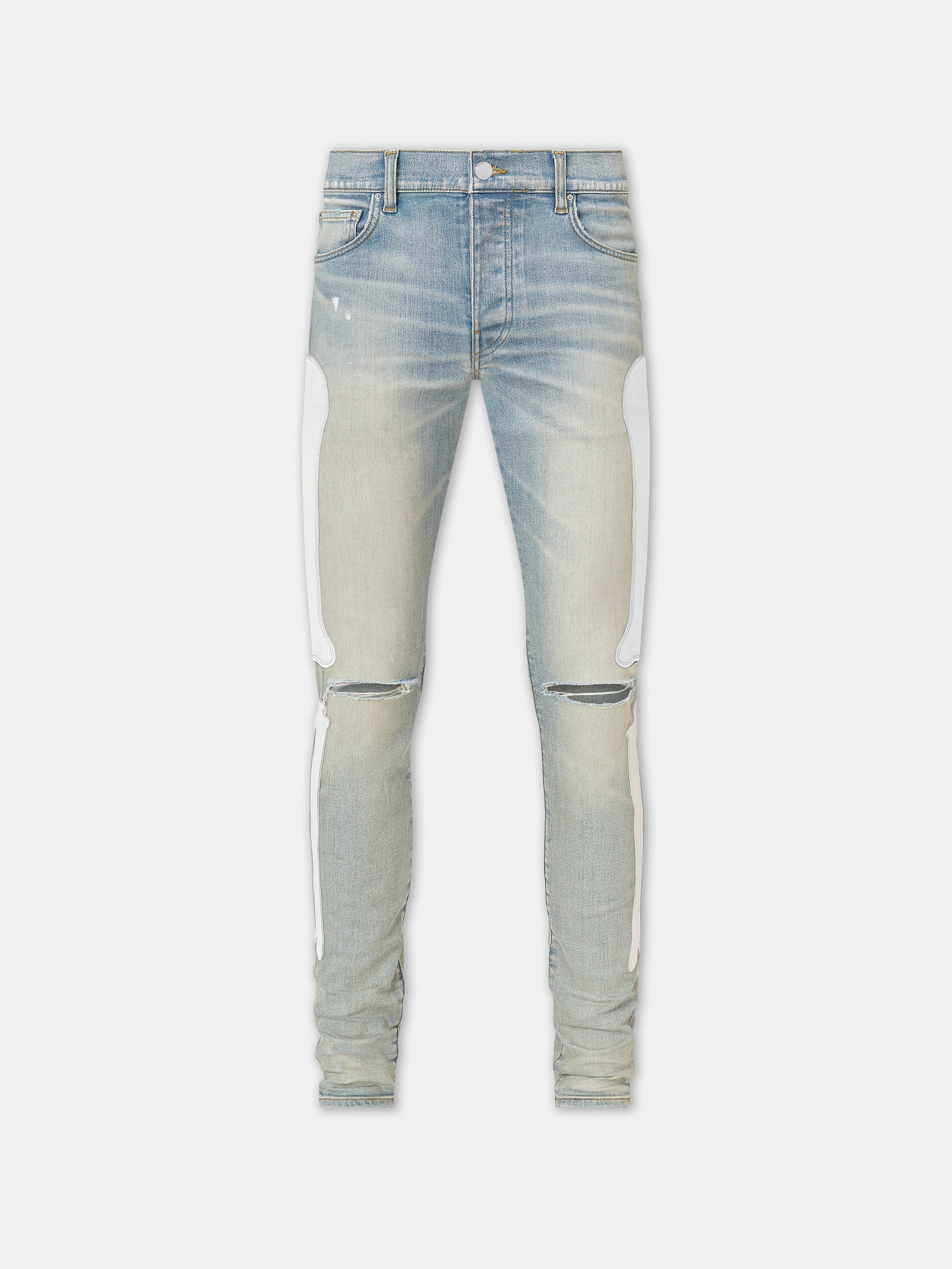 BONES SLASH JEAN - Antique Indigo White