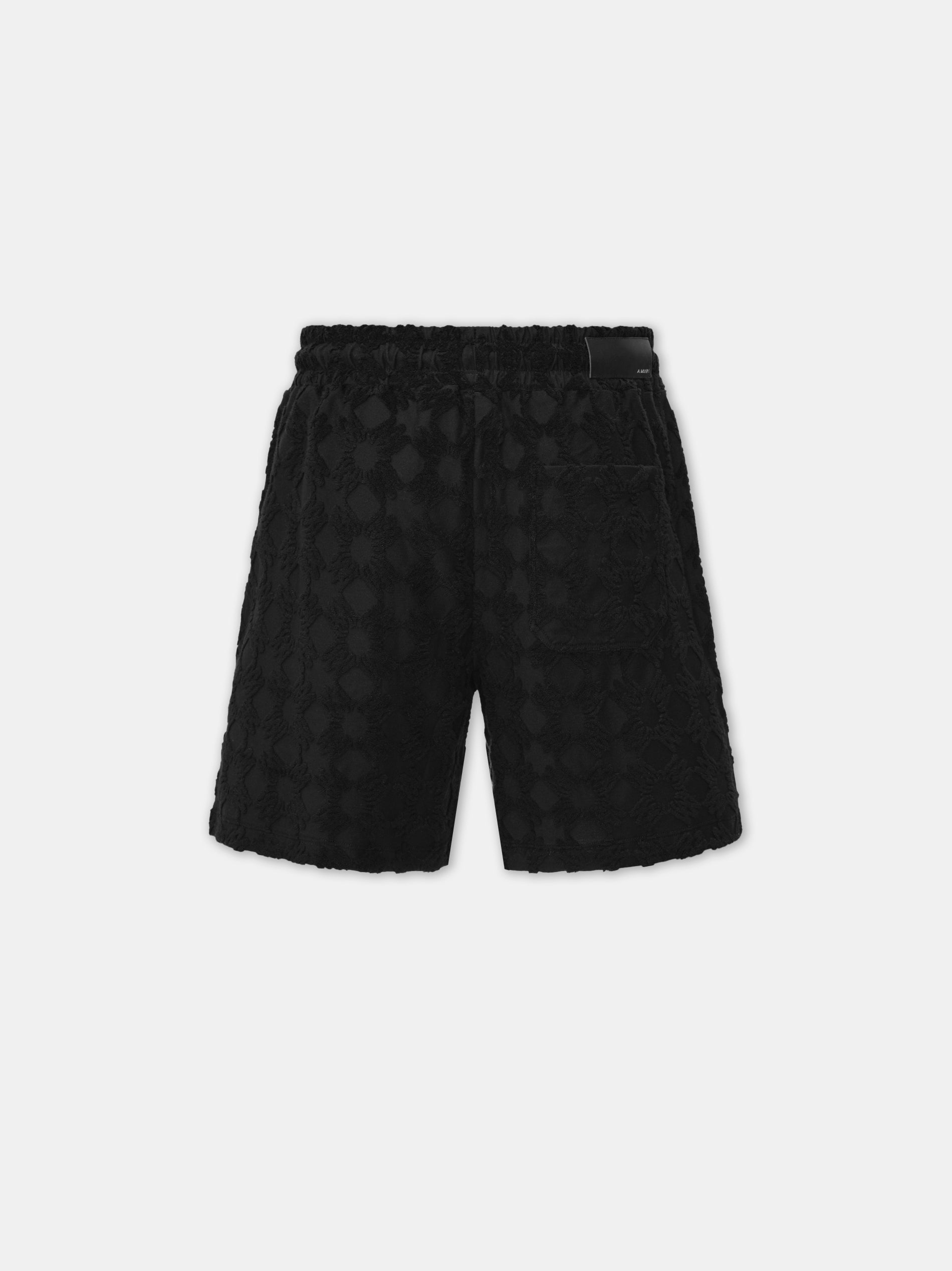 MA QUAD TOWELING SHORT - Black