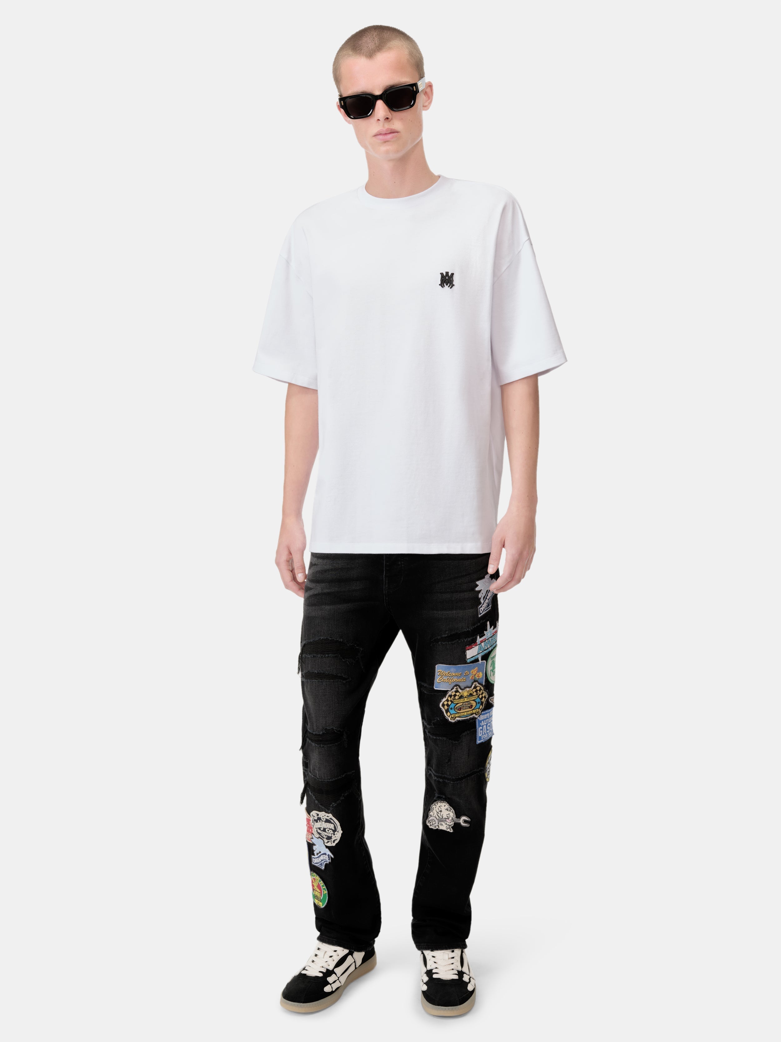 STATION PATCH REPAIR SLIM JEAN - Vintage Black